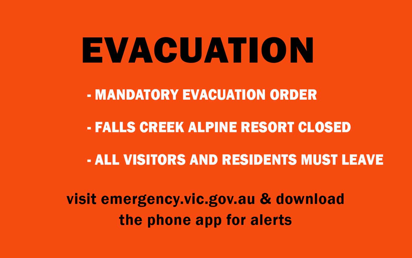 EXPIRED: Immediate Evacuation Order for Falls Creek - Falls Creek ...