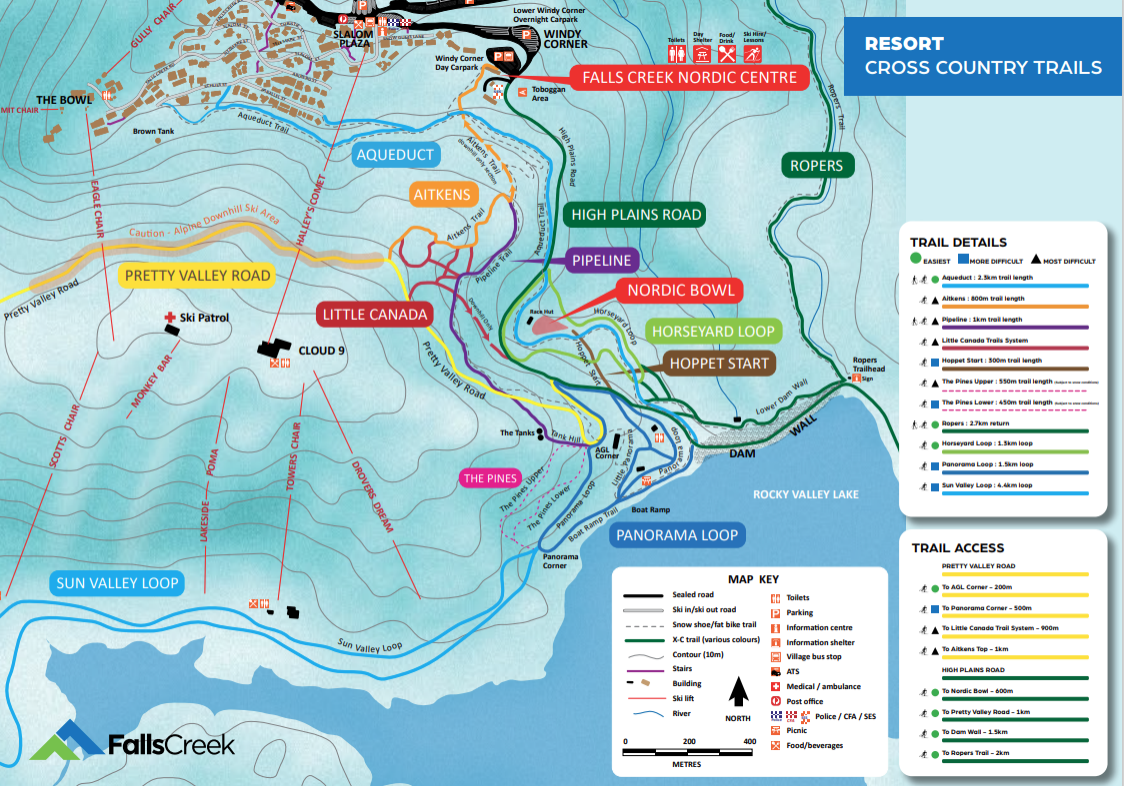 Cross Country Ski Trail Map